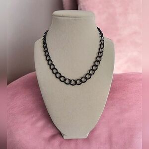 Alexa Rae By Melania Clara Taking Chances Necklace In Black NEW